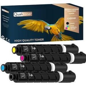 Toners CANON CEXV49 : 8524B002 + 8525B002 + 8526B002 + 8527B002 CEXV49 Noir et C
