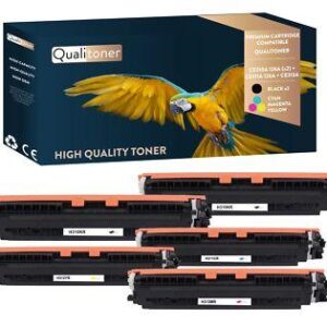 Toners CANON EP729BK CE310+ EP729CL (Noir x2 + Couleurs) Compatible x5 QUALITONE
