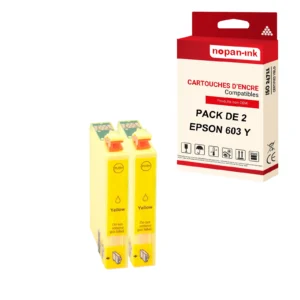 Cartouche EPSON 603 XL 603XL Jaun(Etoildmer) compatible x2 NOPAN-INK